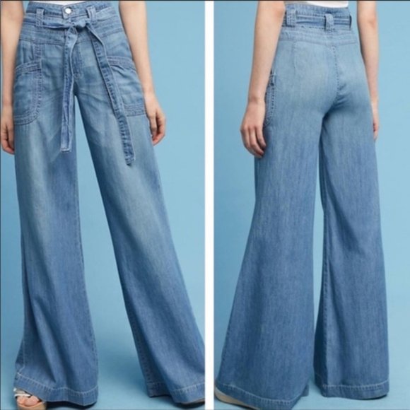 Anthropologie Denim - Anthro | Pilcro & the Letter Press Wide Leg High